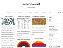 Tablet Screenshot of neoarchaic.net